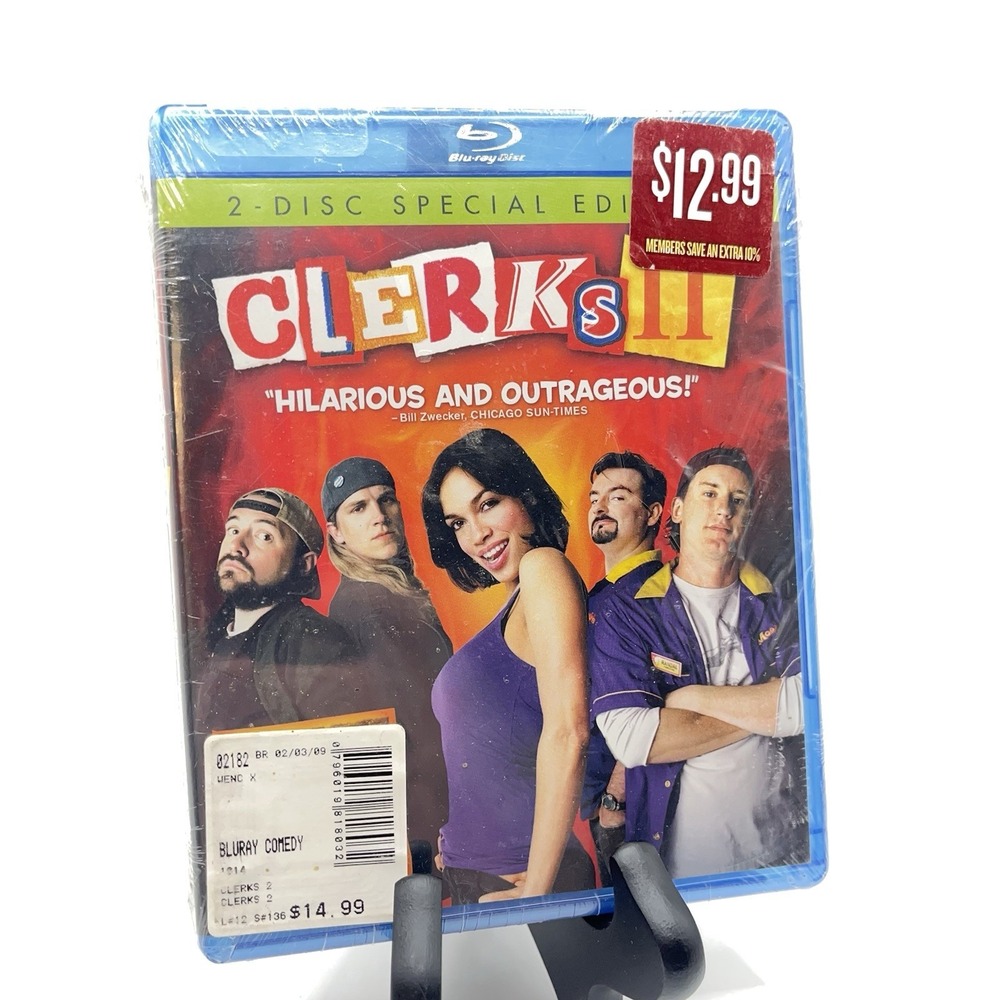 Clerks II‎ Blu-Ray 2-Disc Special Brian O'Halloran Jeff Anderson Kevin Smith